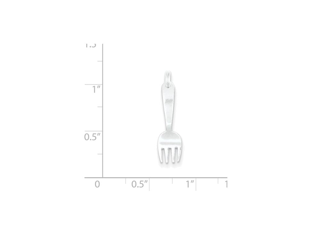 FJC Finejewelers Sterling Silver Fork Charm