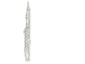 FJC Finejewelers Sterling Silver Flute Charm
