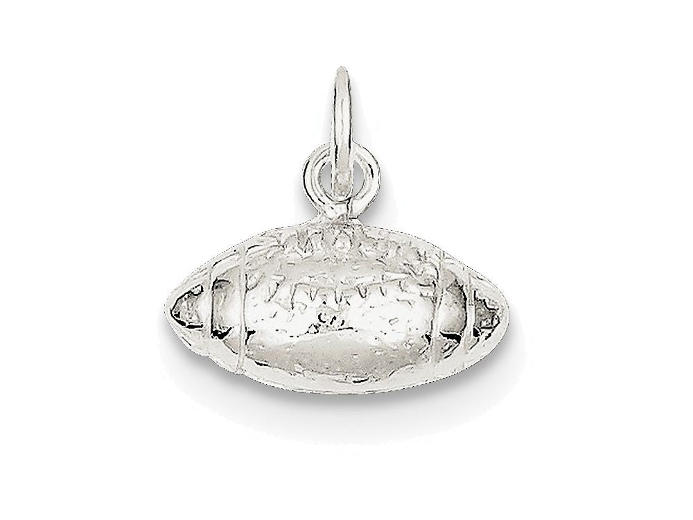 FJC Finejewelers Sterling Silver Football Charm
