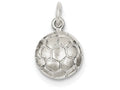 FJC Finejewelers Sterling Silver Soccerball Charm