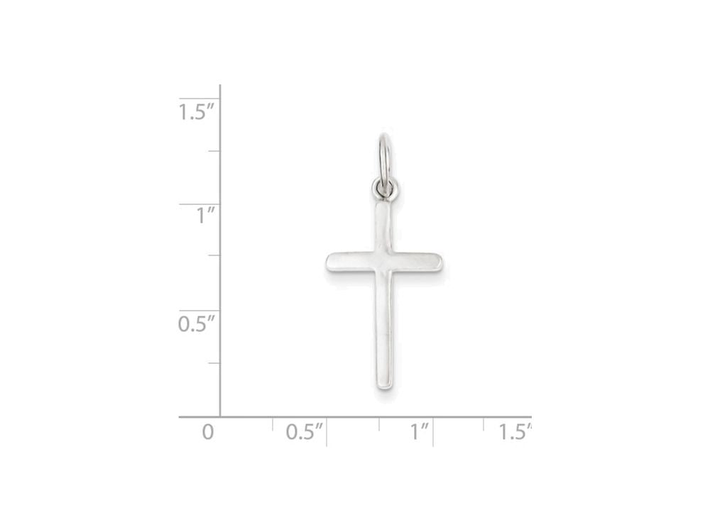 FJC Finejewelers Sterling Silver Cross Pendant Necklace - Chain Included