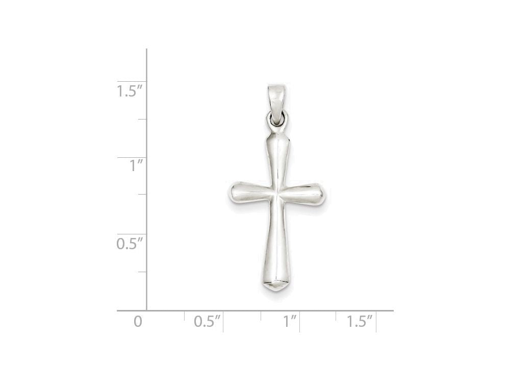 FJC Finejewelers Sterling Silver Cross Pendant Necklace - Chain Included