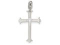 FJC Finejewelers Sterling Silver Polished Cross Pendant Necklace - Chain Included