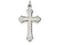 FJC Finejewelers Sterling Silver Cross Pendant Necklace - Chain Included