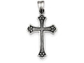 FJC Finejewelers Sterling Silver Antiqued Cross Pendant Necklace - Chain Included