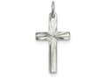 FJC Finejewelers Sterling Silver Cross Pendant Necklace - Chain Included