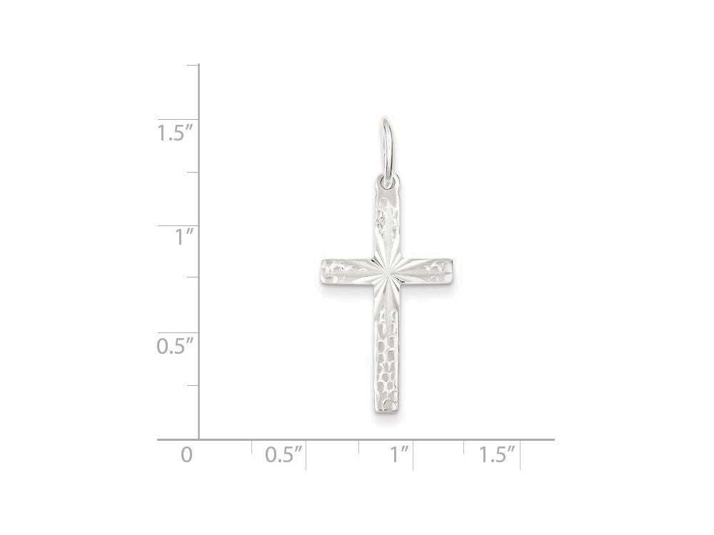FJC Finejewelers Sterling Silver Cross Pendant Necklace - Chain Included
