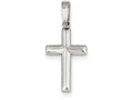 FJC Finejewelers Sterling Silver Polished Cross Pendant Necklace - Chain Included