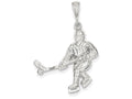 FJC Finejewelers Sterling Silver Hockey Player Charm