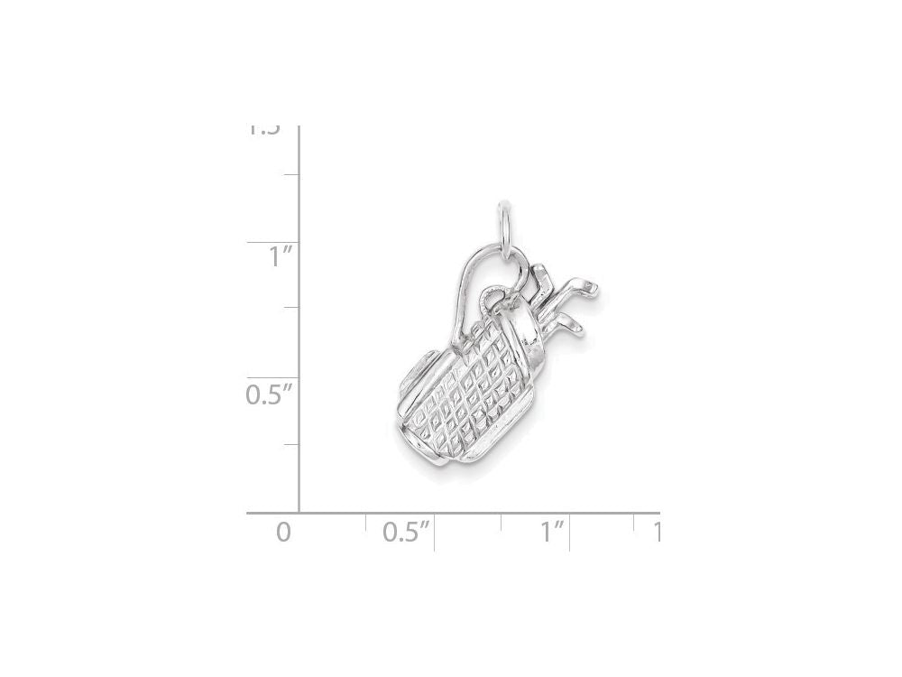 FJC Finejewelers Sterling Silver Golf Bag Charm
