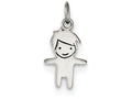 FJC Finejewelers Sterling Silver Enameled Boy Charm