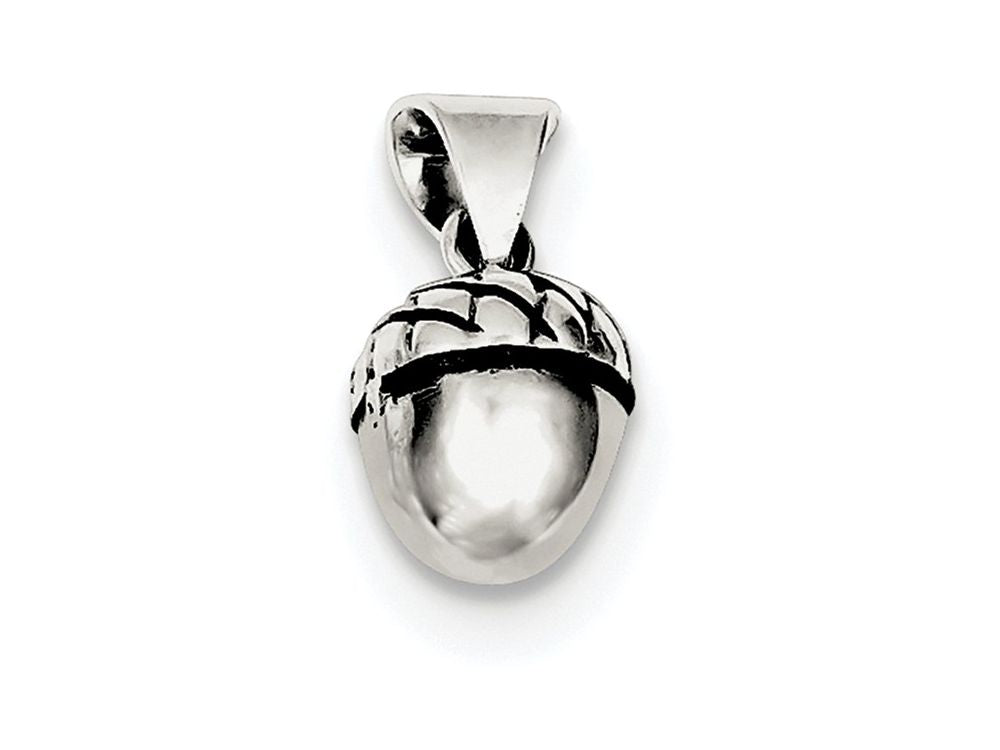 FJC Finejewelers Sterling Silver Acorn Pendant Necklace - Chain Included