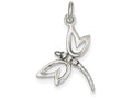 FJC Finejewelers Sterling Silver With Cubic Zirconia Dragonfly Pendant Necklace - Chain Included