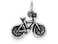 FJC Finejewelers Sterling Silver Antiqued Bicycle Charm