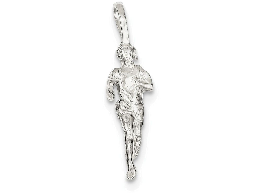 FJC Finejewelers Sterling Silver Runner Pendant Necklace - Chain Included