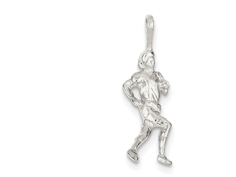 FJC Finejewelers Sterling Silver Runner Pendant Necklace - Chain Included