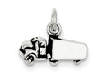 FJC Finejewelers Sterling Silver Antiqued Truck Charm