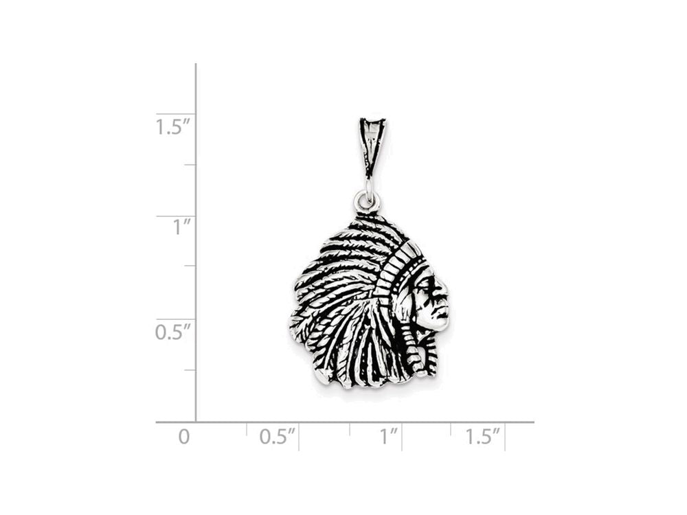 FJC Finejewelers Sterling Silver Antiqued Man Charm