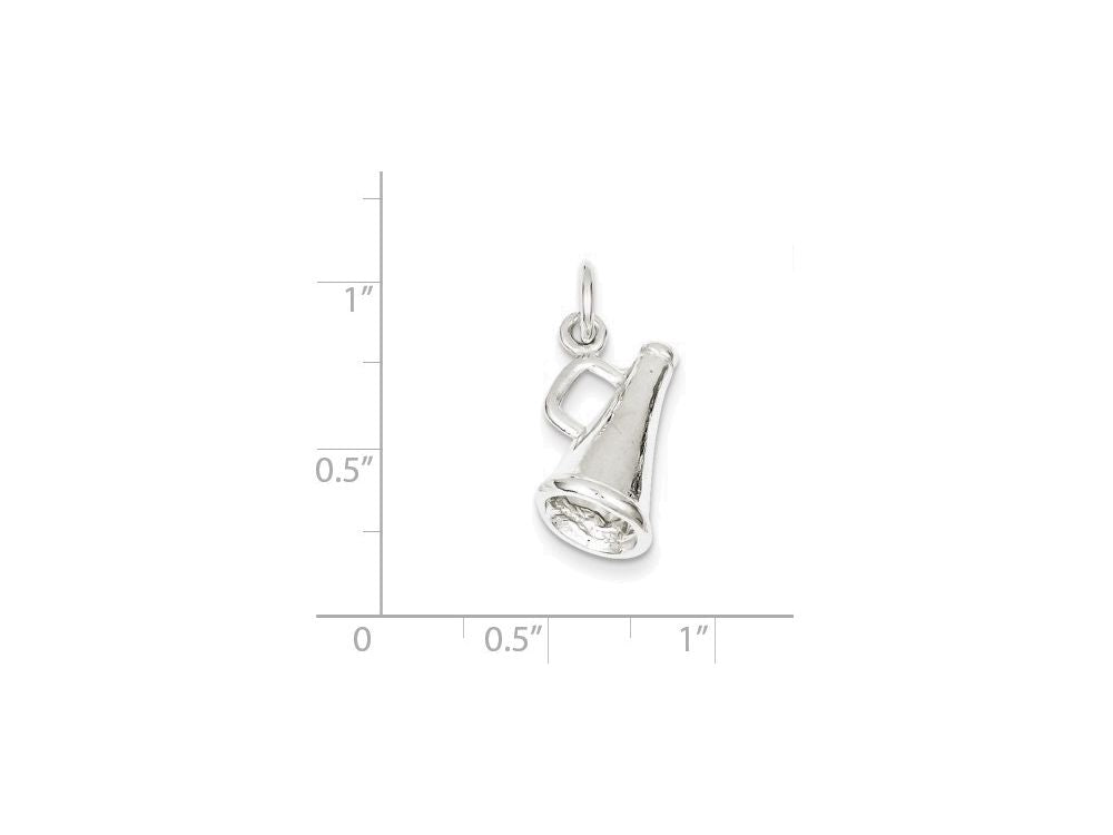FJC Finejewelers Sterling Silver Megaphone Charm