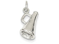 FJC Finejewelers Sterling Silver Megaphone Charm