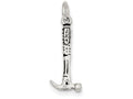 FJC Finejewelers Sterling Silver Antiqued Hammer Charm