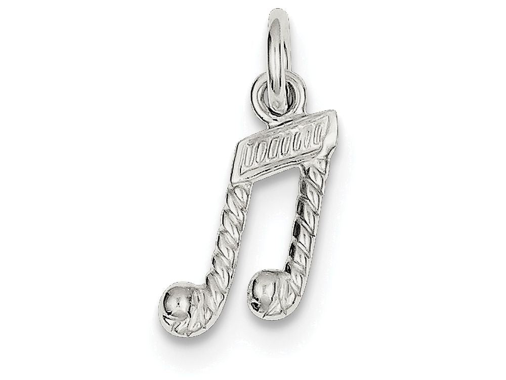 FJC Finejewelers Sterling Silver Music Notes Charm