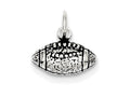 FJC Finejewelers Sterling Silver Antiqued Football Charm