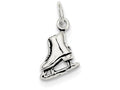 FJC Finejewelers Sterling Silver Antiqued Ice Skate Charm