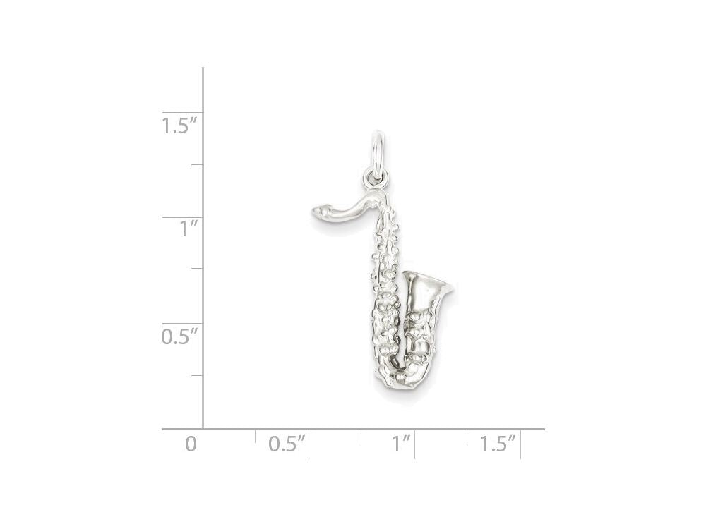 FJC Finejewelers Sterling Silver Saxaphone Charm