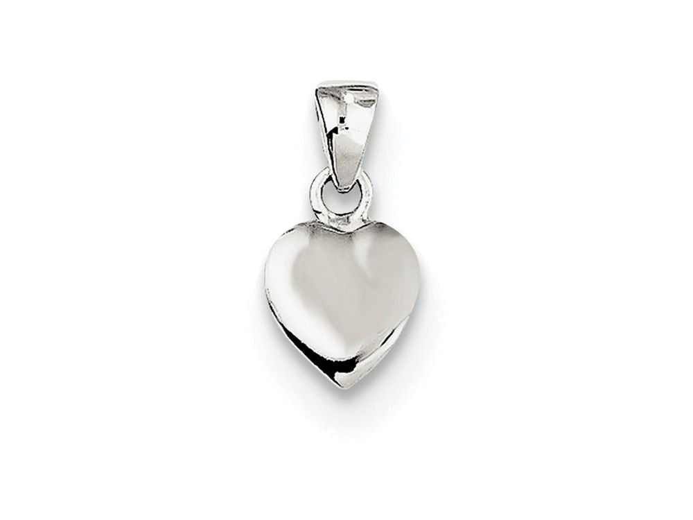 FJC Finejewelers Sterling Silver Heart Pendant Necklace - Chain Included