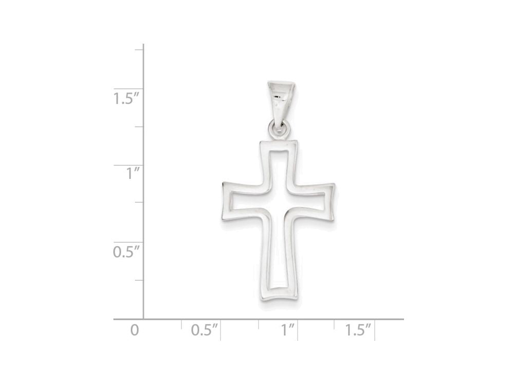 FJC Finejewelers Sterling Silver Cross Charm