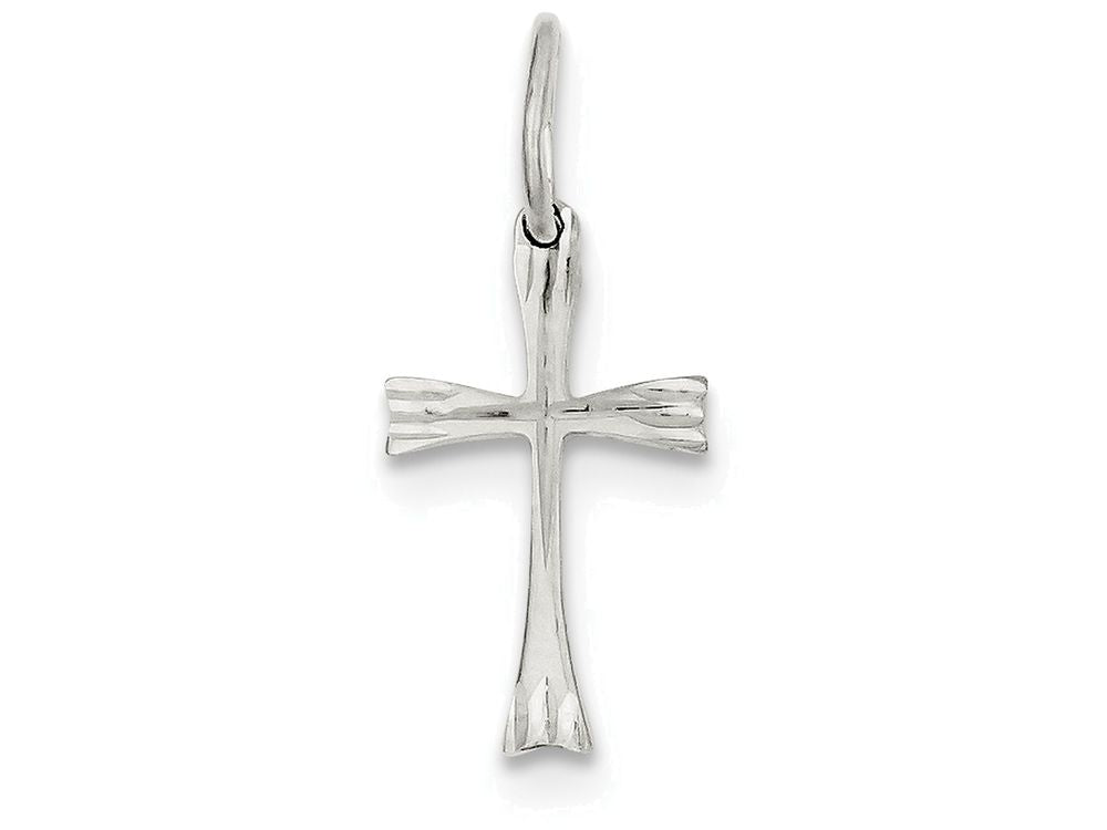 FJC Finejewelers Sterling Silver Cross Pendant Necklace - Chain Included