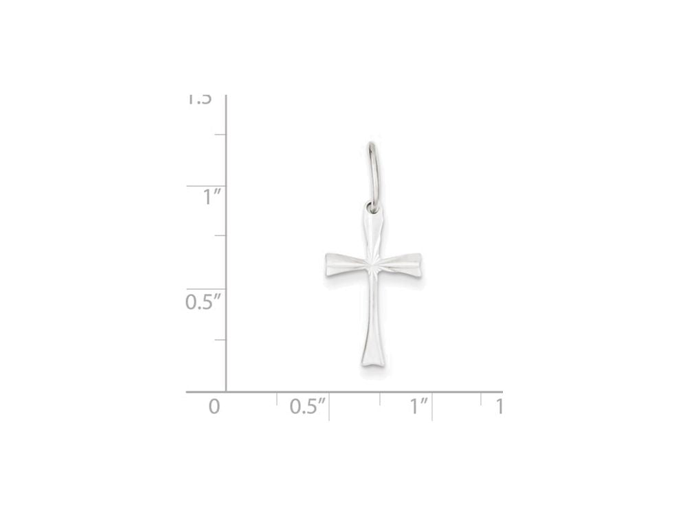 FJC Finejewelers Sterling Silver Cross Pendant Necklace - Chain Included