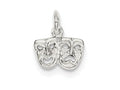 FJC Finejewelers Sterling Silver Comedy/tragedy Charm