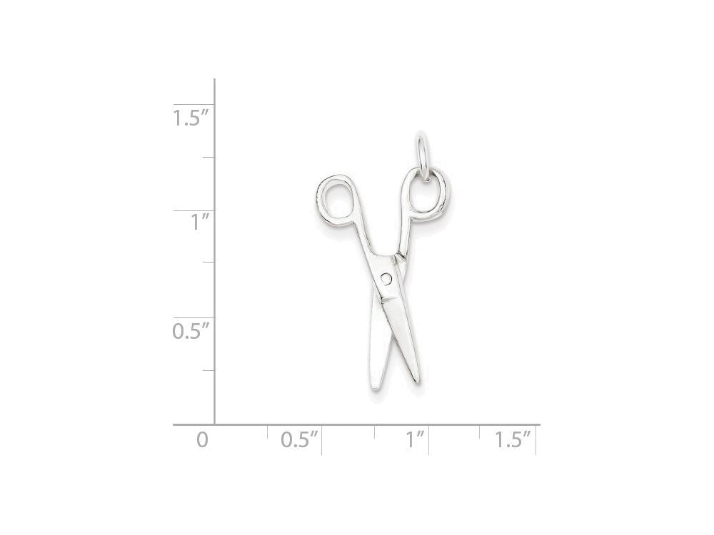 FJC Finejewelers Sterling Silver Scissors Charm