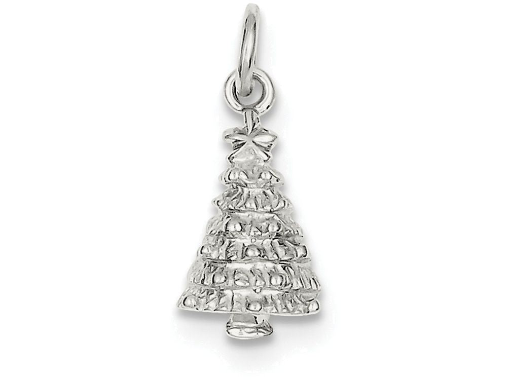 FJC Finejewelers Sterling Silver Christmas Tree Charm