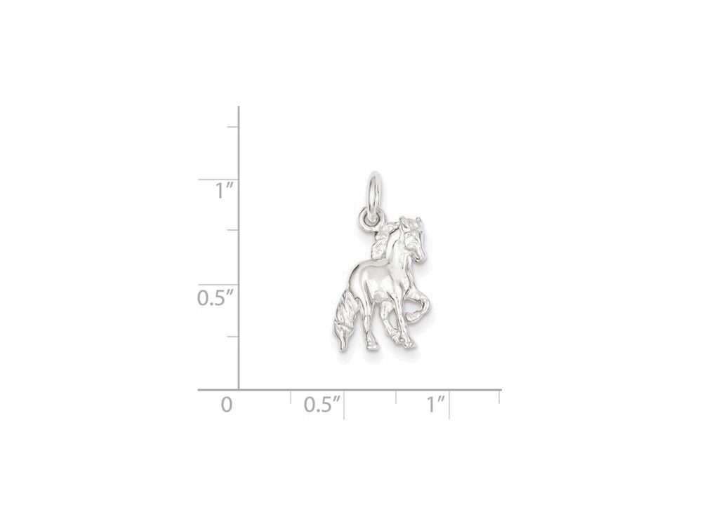 FJC Finejewelers Sterling Silver Horse Charm