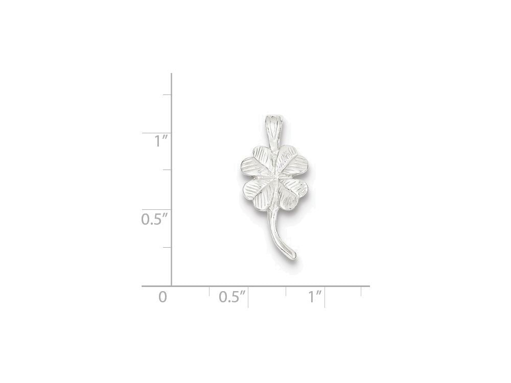 FJC Finejewelers Sterling Silver 4-leaf Clover Charm