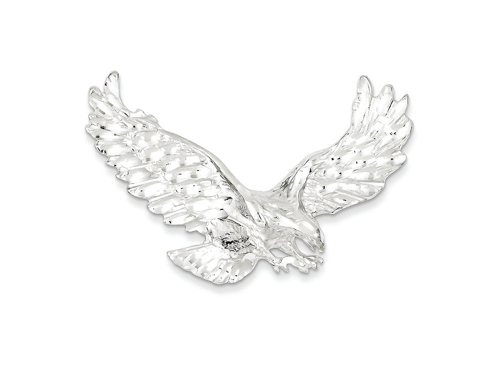FJC Finejewelers Sterling Silver Eagle Pendant Necklace - Chain Included