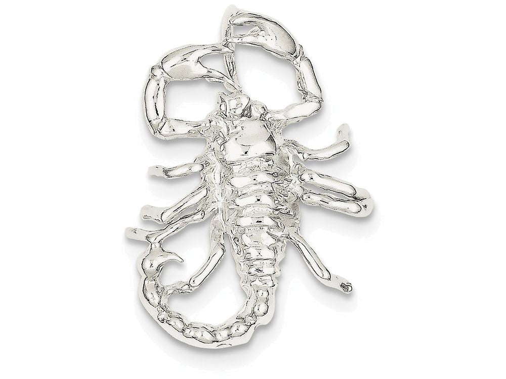 FJC Finejewelers Sterling Silver Scorpian Pendant Necklace - Chain Included