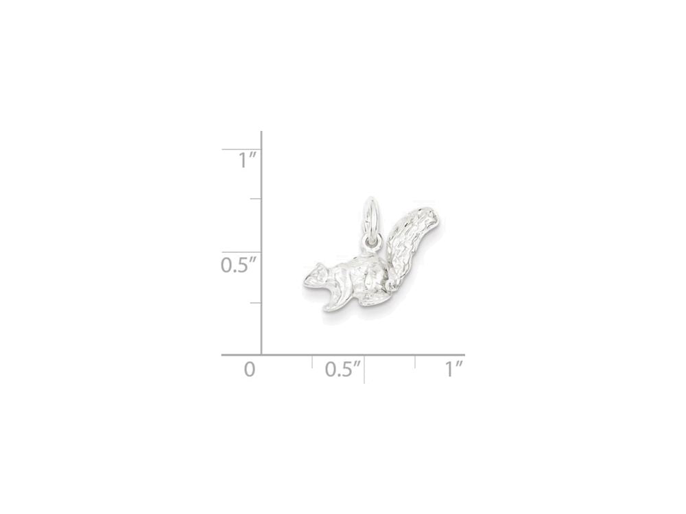 FJC Finejewelers Sterling Silver Squirrel Charm