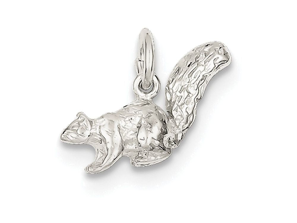 FJC Finejewelers Sterling Silver Squirrel Charm