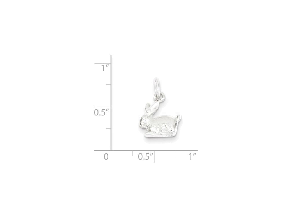 FJC Finejewelers Sterling Silver Rabbit Charm