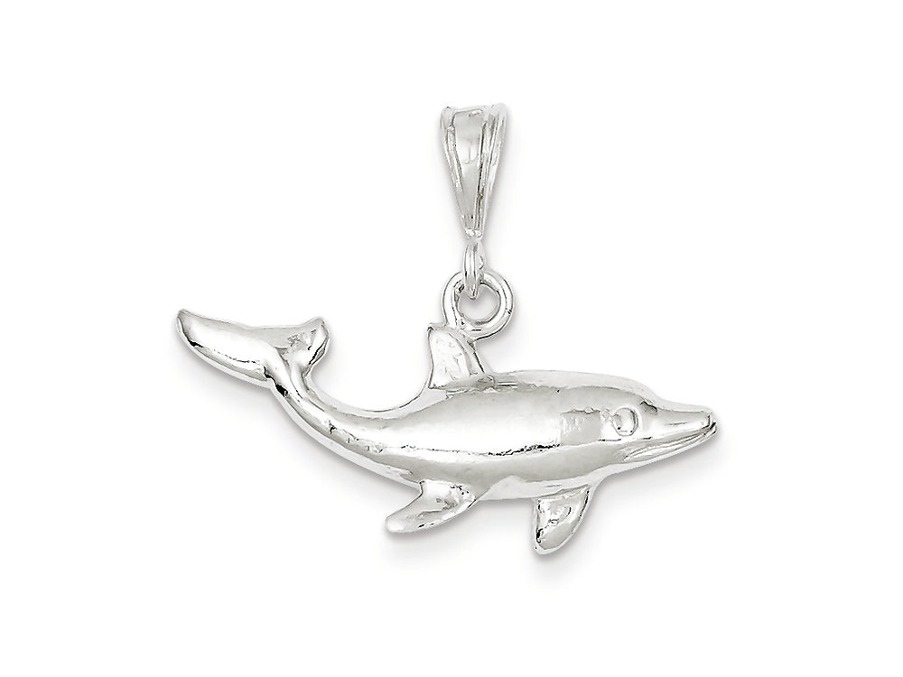 FJC Finejewelers Sterling Silver Dolphin Charm