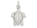 FJC Finejewelers Sterling Silver Turtle Charm
