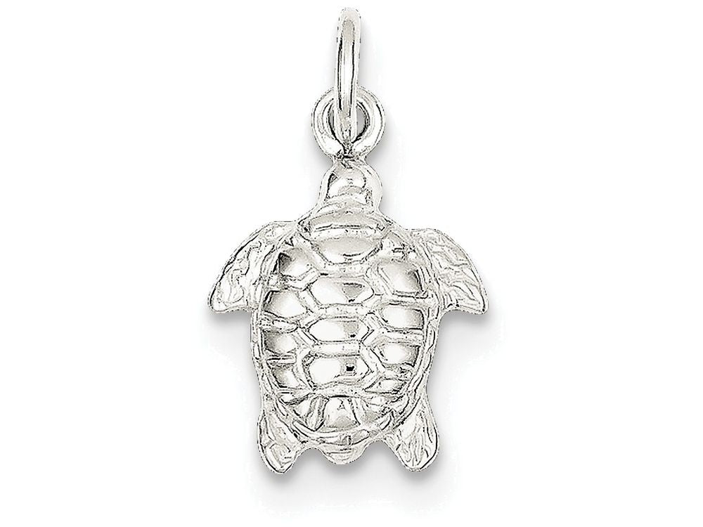 FJC Finejewelers Sterling Silver Turtle Charm