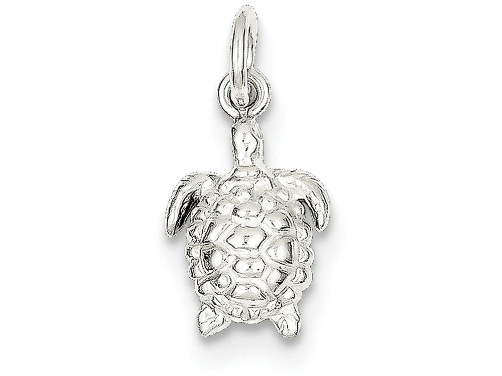 FJC Finejewelers Sterling Silver Turtle Charm