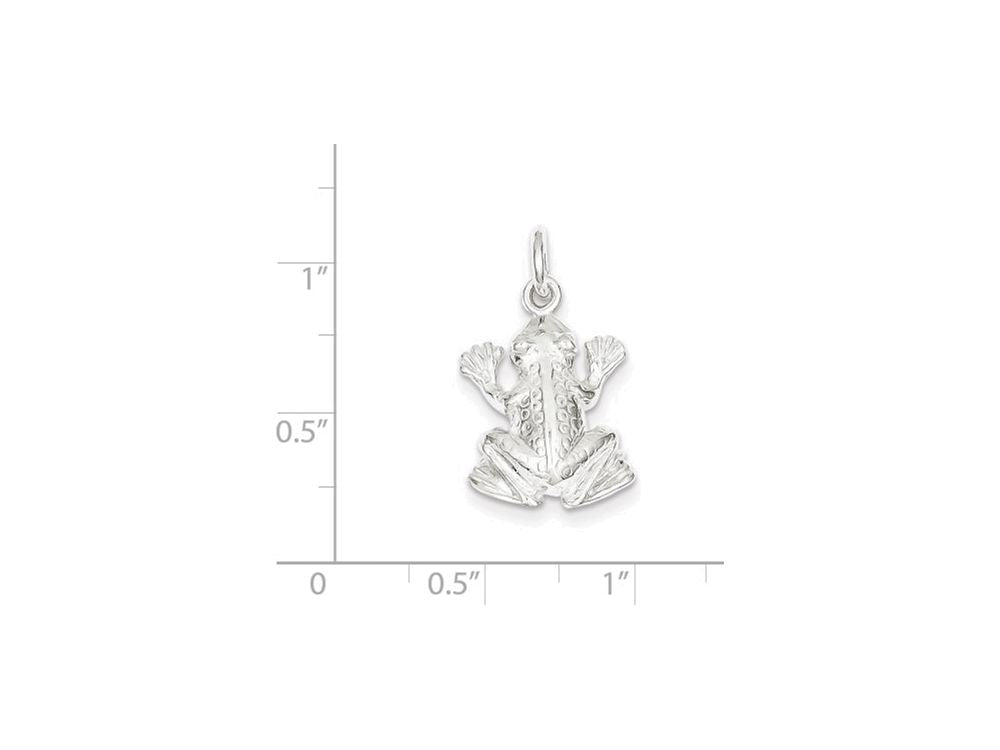 FJC Finejewelers Sterling Silver Frog Charm