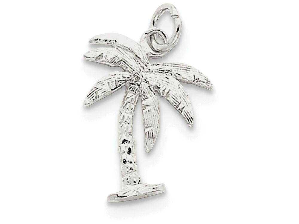 FJC Finejewelers Sterling Silver Palm Tree Charm