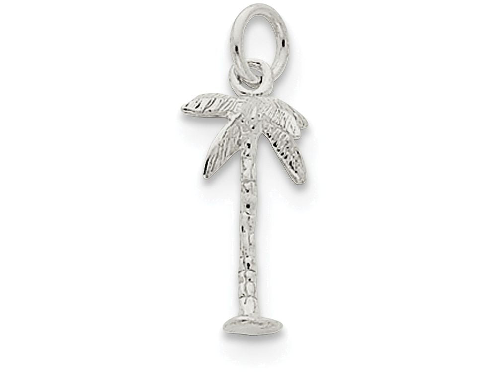 FJC Finejewelers Sterling Silver Palm Tree Charm